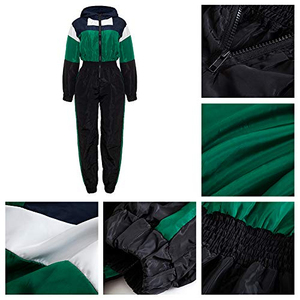 Summer Crop Jacket Windbreaker Polyester Tracksuit 2 Piece Short Set Outfits Tracksuit Women 2 Piece windbreak women Tracksuit - Product Image 2