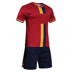 Ensembles de vêtements de football/motif de conception en gros Kits de football à manches courtes ensemble de maillots de football uniformes de sport chemises de gardien de but - Product Image 6