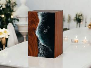 Urna de Resina de Madera Natural Ecológica |   Trabajo Artesanal |   Directo de Fábrica - Product Image 2