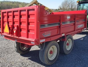 T800 4-<b>Wheel</b> Farm <b>Trailer</b> with Gear Motor 2-<b>Wheel</b> Core Components Dump <b>Trailer</b> - Product Image 6