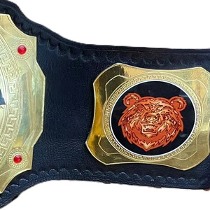 เข็มขัดแชมป์ทองแดงแบบกำหนดเองของ Champ King สำหรับการแข่งขันลีกจิวยิตสูระดับโลกแคลิฟอร์เนีย ปี 2025 รุ่นผ้า 120 กรัม - Product Image 2