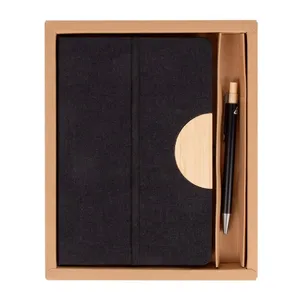Set da Ufficio Personalizzato in RPET e Bambù, Regalo per Colleghi e Amici - Product Image 2