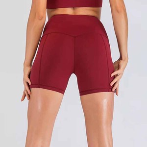 Tummy Control Stretch Booty <b>Shorts</b> Yoga Gym Fitness <b>Women's</b> High Waist Elastic Sport <b>Shorts</b> Breathable Workout Booty <b>Short</b> - Product Image 3
