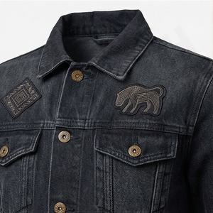 Veste en jean longue pour femme, en coton, couleur personnalisée, hiver, unie, tendance, décontractée, streetwear, vêtement d'extérieur - Product Image 4