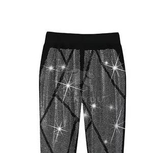 Pantalones Deportivos de Alto Rendimiento con Pedrería para Hombre, Moda Urbana, Ajuste Cómodo, Tela Suave, Pantalones Jogger - Product Image 3