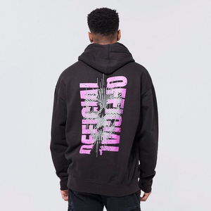 Wholesale Heavyweight <b>Puff</b> Hoodie for Men High Quality Heavy Cotton Custom Logo Premium Fleece Winter Printed Pattern XS - Product Image 2