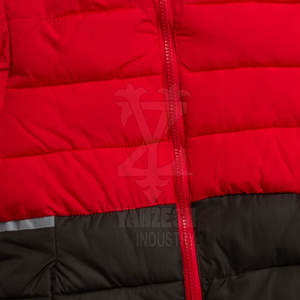 2023 haute rue Style hommes bulle veste haute qualité à capuche imperméable respirant col montant manches longues grande taille hiver - Product Image 6