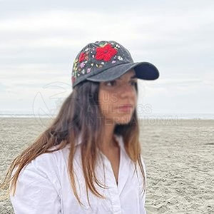 Quantité minimale de commande bas Chapeaux brodés Logo personnalisé Chapeaux brodés universels Chapeau brodé en coton uni avec logo personnalisé - Product Image 6