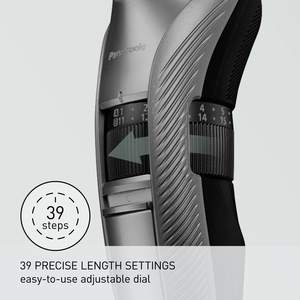 Recortadora de Pelo y Barba de Rendimiento Superior con Longitud Ajustable, con Cable o Inalámbrica, con 2 Accesorios, Enchufe Estadounidense, Funciona con Batería - Product Image 6