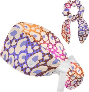 Casquette de couvre-chef lavable et réutilisable Design unisexe Imprimé Motifs mignons Bascule réglable Séchage rapide Vente en gros Clinique Scrub Caps - Product Image 5