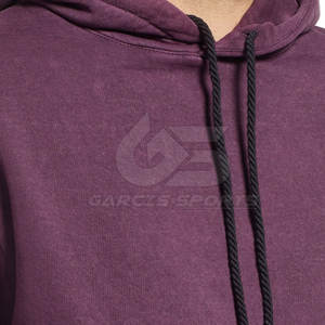 Sudadera con capucha lavada con ácido para hombre, Jersey elegante de mezcla de algodón, perfecto para uso diario y trajes de moda callejera - Product Image 5