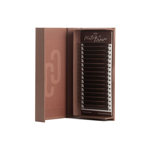 CharmLash CLRED Cils synthétiques longs naturels brun mat pour extensions de cils, vente en gros, marque privée - Product Image 3