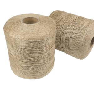 Ficelle de jute fine corde de jute 2 plis corde de jute ficelle de jardin 100% naturelle - Product Image 1