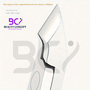 Cortauñas de acero inoxidable con acabado a mano para uñas y cutículas de 15 pulgadas, herramienta de manicura - Product Image 5