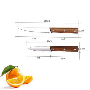 Cuchillo de Cocina de Acero Inoxidable de Alta Calidad con Mango de Madera - Product Image 3
