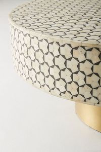 MUEBLES con incrustaciones de huesos, tradición artesanal, personalizada y Floral mesita de noche, armario con incrustaciones de huesos, sala de estar DE LA India - Product Image 6