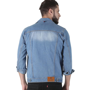 แจ็คเก็ตยีนส์ผู้ชายคุณภาพสูง พรีเมียมสำหรับฤดูหนาว สไตล์ลำลอง บริการ OEM จากบังกลาเทศ สีพื้น ซักแบบพิเศษ เป็นมิตรกับสิ่งแวดล้อม แห้งเร็ว - Product Image 6