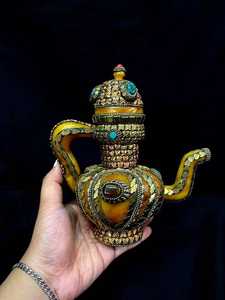 Resina epoxi ecológica pulida de gama alta Dallah mango decorativo de cafetera árabe para Ramadán estilo de hogar regalo de lujo - Product Image 5