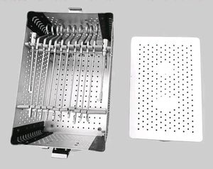 Juego de 10 Pinzas de Artroscopia de Acero Inoxidable con Caja de Esterilización para Cirugía de Rodilla y Abdominal, Aprobado por CE e ISO - Product Image 4