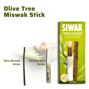 Brosse à dents Miswak/Siwak d'olivier de marque privée | Scellée sous vide | Nettoyer et renforcer les dents et les gencives | ODM OEM en gros - Product Image 2