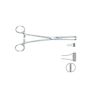 Fórceps de tejido Thoms-Allis de acero inoxidable de alta calidad, 6x7 dientes, 20cm / 8 ", fabricante de instrumentos quirúrgicos - Product Image 2