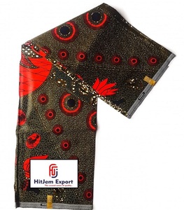 Tela de algodón estampada personalizada de Kenia con servicio OEM para campañas políticas de ropa promocional y proyectos de marca - Product Image 2