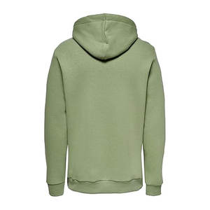 Sweat à capuche de marque privée pour hommes avec étiquettes Mode personnalisée Couleur unie vierge Pull uni 100% coton Sweatshirts à capuche - Product Image 3