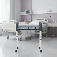 Barre de sécurité pour toilettes pliable et réglable, équipement médical avec capacité de 159 kg, poignée de salle de bain portable pour personnes âgées et handicapées