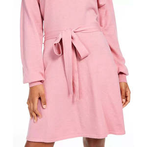 Abito Maglione Extra Large con Cuori di Paillettes e Laccetti in Vita per Ragazze, Stile Casual Sexy da Club, in Spandex per l'Autunno - Product Image 3