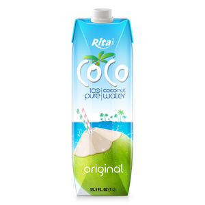 Caja de papel de 1L de la mejor calidad, agua de coco con arándano de proveedor de Vietnam, buena elección, servicio OEM ODM más vendido - Product Image 2