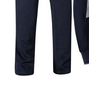 Conjunto Deportivo de Invierno para Hombre, Cortavientos, Transpirable, Diseño Relajado, Cintura Elástica, Largo Completo, Poliéster/Algodón - Product Image 5