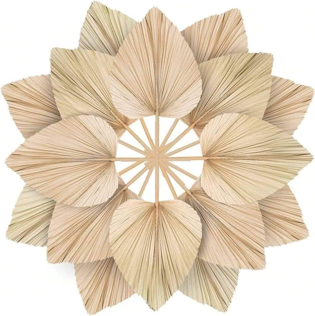 Eco-Friendly Dried Natural Palm Leaf Wall Hanging Home & Garden Decor Handicraft From Vietnam