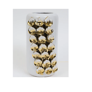 Vases à fleurs de décoration de table en plaqué or pour mariage, maisons et centres de villégiature Vases à fleurs décoratifs de table en vente en gros - Product Image 3