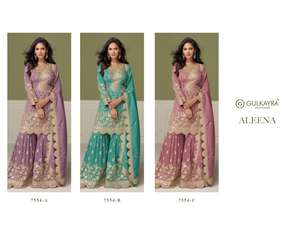 Vente en gros de costumes Salwar Gulkayra Designer Aleena pour occasions décontractées ou festives et mariages, disponibles à bon prix - Product Image 5