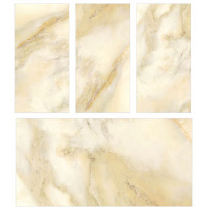 Haute qualité Carrara 600x1200 porcelaine polie émaillée marbre brillant carreaux de sol gris brillant salon grand décor carrelage - Product Image 1