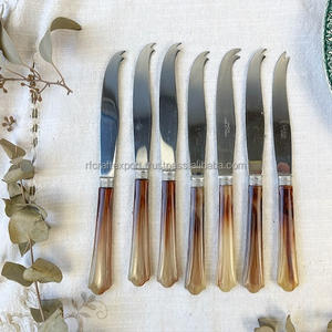 Vente en gros de couverts en acier inoxydable de bonne qualité avec manche en corne cuillère fourchette de l'Inde RF Crafts - Product Image 3