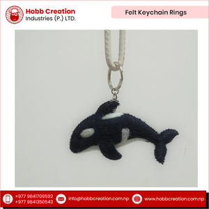 Vente exclusive de porte-clés en feutre de laine d'acier inoxydable de qualité supérieure, écologique, personnalisé, fabrication artisanale, OEM/ODM, authentique, marque Hobb - Product Image 5