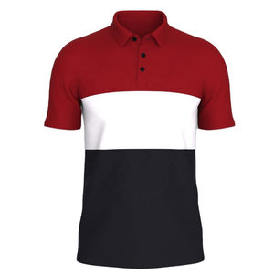 Polo de poliéster 100% de secado rápido para hombre de diseño éxito de ventas MOQ bajo venta al por mayor calidad estupenda - Product Image 1