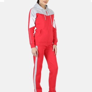 Chándal de lana informal de color sólido XL para mujer de diseño personalizado para uso en gimnasio al aire libre MOQ bajo con logotipo - Product Image 2