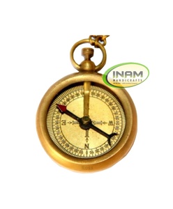 Náutico Hermoso y diseñador Único Decorativo Hecho a mano latón Mini brújula INAM ARTESANÍA - Product Image 1