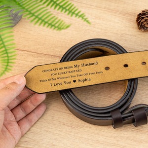 Ceinture en cuir haute résistance pour homme avec boucle réglable personnalisée durable, élégante, professionnelle, à porter à long terme, LMB-0050 - Product Image 6