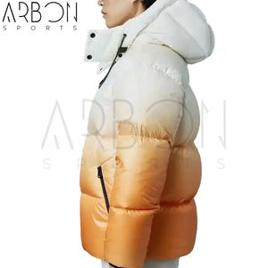 2025 New Arrival Trendy Product Plus Size Winter Shiny <b>Cotton</b> <b>Padded</b> Jacket, Casual Wear Outdoor Quilted Puffer Hooded Jacket - Product Image 3