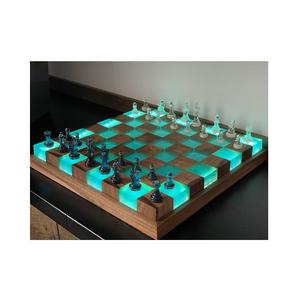 New Arrival Resin Chess <b>Game</b> Set Customized Top Quality Luxury Resin Chess <b>Game</b> Set Handmade International Chess Board Set - Product Image 5