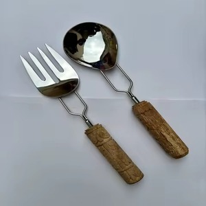 Unique Design <b>Wooden</b> <b>Salad</b> <b>Server</b> Long Handle Amazing Quality Hot Selling - Product Image 4