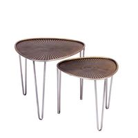 Tabouret rond en métal et bois de haute qualité Design moderne pour la décoration de salon pour une utilisation en cuisine pour les exportateurs