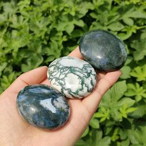 Wholesale Natural Moss Agate Palm Stones Grounding Healing <b>Crystals</b> for Stability and Inner Peace Bulk <b>Tree</b> Agate Palm Stone - Product Image 6