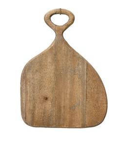 Planche à découper en bois de forme ronde, nouvelle planche à découper émaillée, aspect moderne, planche à découper pour légumes et fruits - Product Image 4