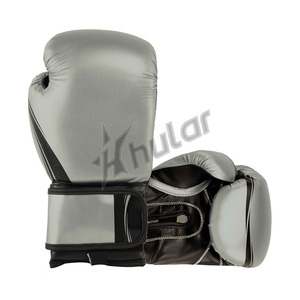 Gants de boxe en cuir de combat noir 12 oz sac lourd gants de combat équipement entraînement personnalisé gants de boxe en PU - Product Image 6