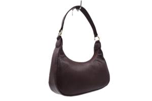 Sac à bandoulière Hobo en cuir véritable pour femmes Vintage Petit sac fourre-tout classique et élégant avec fermeture à glissière Personnalisé - Product Image 2