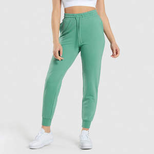 Pantalones Deportivos de Cintura Alta para Mujer, Estilo Cargo Informal, con Forro Polar, para Invierno, Diseño de Dos Colores con Parches y Logotipo de Encaje, Venta al Por Mayor - Product Image 1